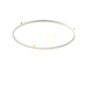 Plafonieră LED Ideallux Oracle Slim D090 albă 90 cm 3000K 53W 266015 small 0