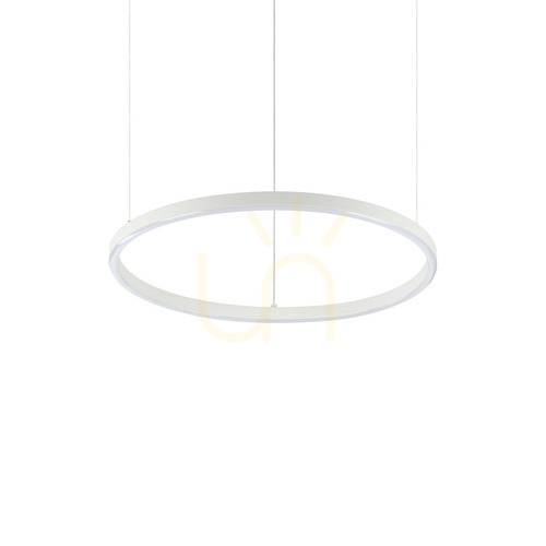 Verifica Lustră suspendată LED Ideallux Oracle Slim D050 albă 50 cm 29W 4000K 269856