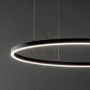 Lustră suspendată Ideallux Oracle Slim D70 albă LED 3000K 37W 229485 small 2