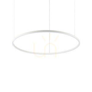 Lampă suspendată Ideallux ORACLE SLIM D090 albă LED 42W 3000K 304434 small 0