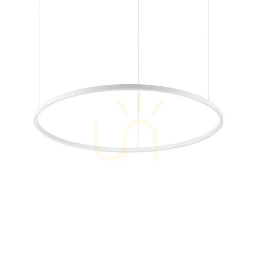 Verifica Lustră suspendată LED Ideallux ORACLE SLIM D90 albă 3000K 53W 229478