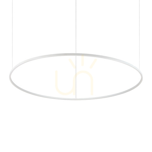 Verifica Lampă suspendată Ideallux Oracle Slim D150 albă LED 3000K 81W 265957