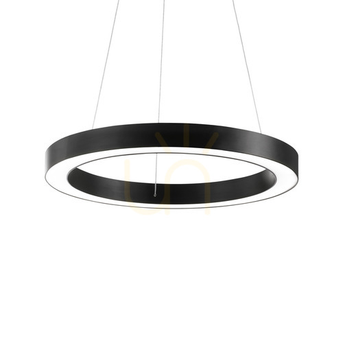 Verifica Lustră suspendată LED Ideallux Oracle SP D70 neagră 70 cm 35W 222110