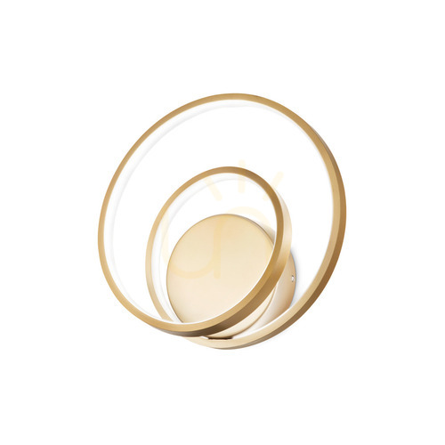 Verifica Aplică de perete Ideallux OZ AP DALI OTTONE alamă LED 28W 3000K 304502