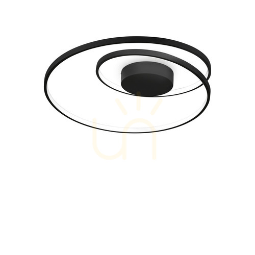 Verifica Plafonieră LED Ideallux OZ PL ON-OFF negru 60 cm 47W 3000K 269412