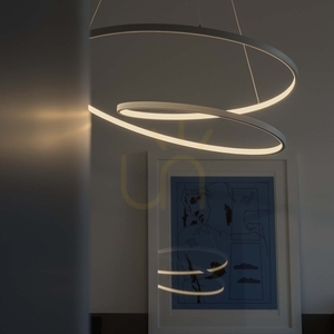 Lampă suspendată Ideallux OZ D80 neagră LED 52W 3000K 269450 small 5