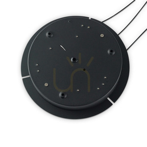 Lampă suspendată Ideallux OZ D80 neagră LED 52W 3000K 269450 small 9