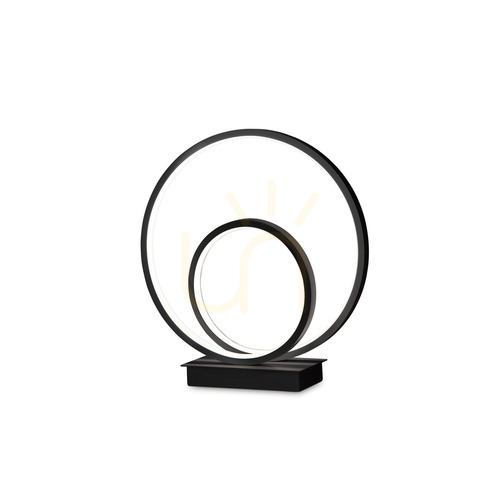 Verifica Lampă de masă Ideallux OZ neagră LED 22W 3000K dimabilă 269481