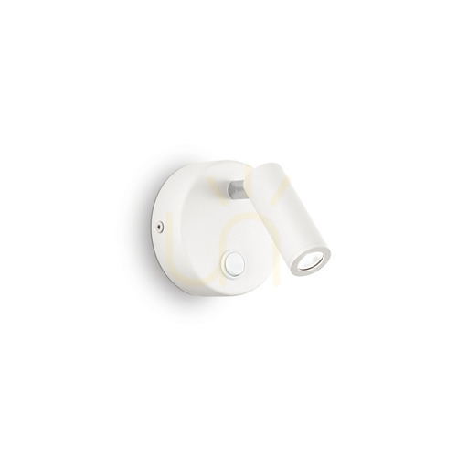 Verifica Aplică perete LED Ideallux PAGE AP ROUND BIANCO albă metal 13 cm 142586