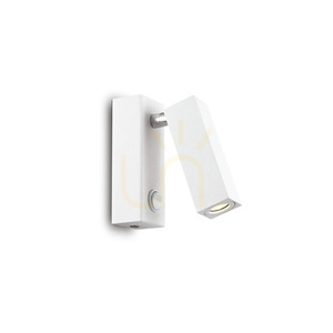 Aplica perete Ideallux PAGE AP SQUARE BIANCO alb LED 3W metal 142258 small 0