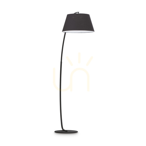 Verifica Lampă pe picior Ideallux Pagoda PT1 NERO negru metal textil E27 184 cm 051765