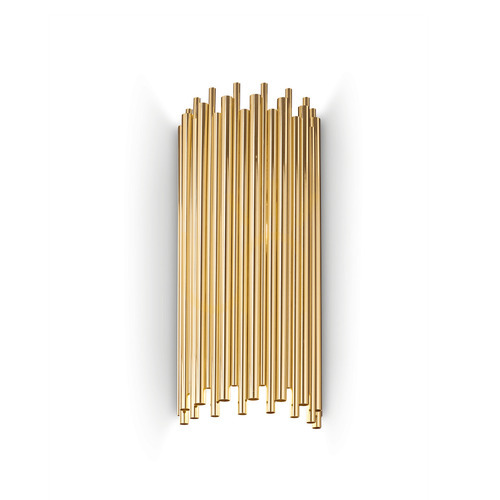 Verifica Aplică de perete Ideallux PAN AP2 aurie metal 2xE14 208794