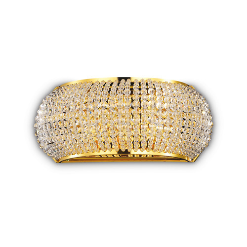 Verifica Aplica de perete Ideallux PASHA AP3 ORO aurie cristal 3xG9 082288