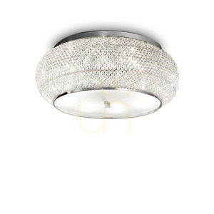 Plafonieră Ideal Lux Pasha PL10 crom cristal 55 cm E14 100746 small 0