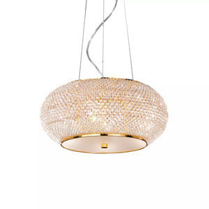 Lampă suspendată Ideallux Pasha SP6 Cromo crom cristal 40 cm 082158 2 Lampă suspendată Ideallux Pasha SP6 Cromo crom cristal 40 cm 082158 small 2