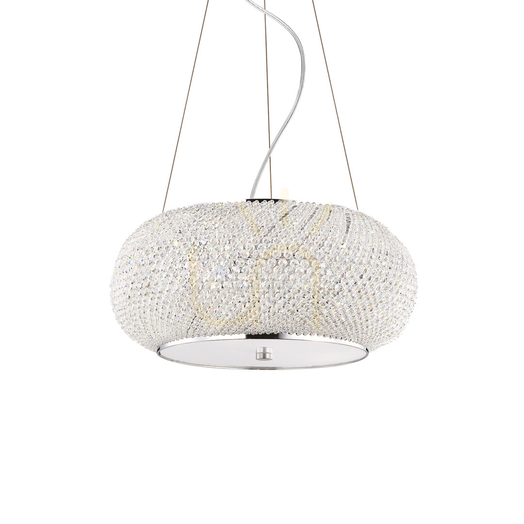 Verifica Lampă suspendată Ideallux Pasha SP6 Cromo crom cristal 40 cm 082158 Lampă suspendată Ideallux Pasha SP6 Cromo crom cristal 40 cm 082158
