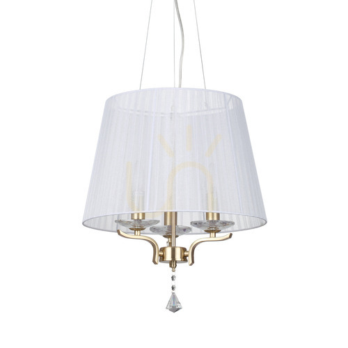 Verifica Lampă suspendată Ideallux PEGASO SP3 alamă 40 cm E14 3 becuri 197715