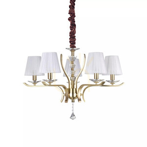 Lustră suspendată Ideallux Pegaso SP5 Bianco albă 5xE14 72 cm 066448 small 2