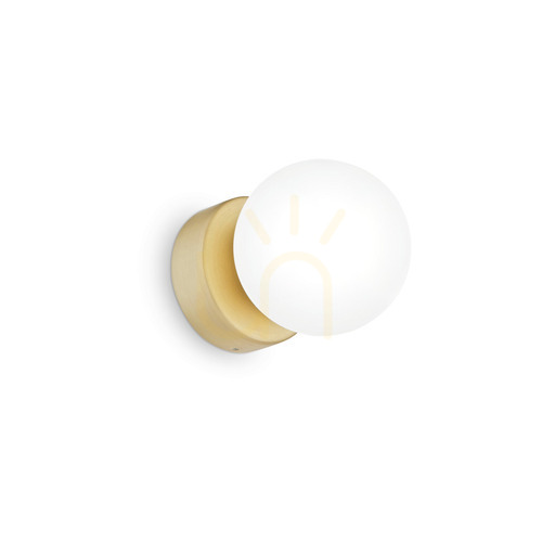 Verifica Aplică perete Ideallux PERLAGE AP1 BIANCO albă sticlă metal G9 292410