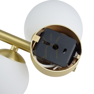 Aplică perete Ideallux PERLAGE AP3 BIANCO albă 3xG9 metal sticlă 283784 small 4