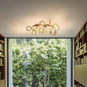 Plafonieră Ideallux PERLAGE PL10 albă alamă 70 cm G9 10x15W 327815 1 Plafonieră Ideallux PERLAGE PL10 albă alamă 70 cm G9 10x15W 327815 small 1