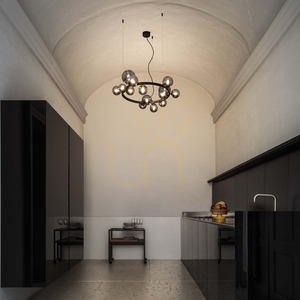 Lampă suspendată Ideallux Perlage SP11 albă 73 cm G9 283807 small 1