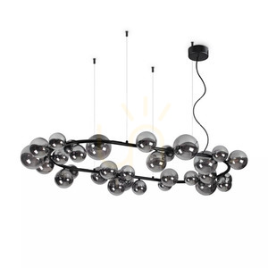 Lampă suspendată Ideallux Perlaje SP30 Bianco albă 30xG9 296746 small 2