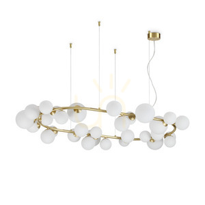 Lampă suspendată Ideallux Perlaje SP30 Bianco albă 30xG9 296746 small 0