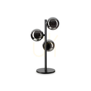 Lampă de masă Ideallux Perlage TL3 Fumé sticlă metal 24 cm 292465 0 Lampă de masă Ideallux Perlage TL3 Fumé sticlă metal 24 cm 292465 small 0