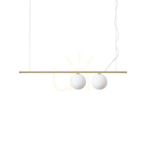 Verifica Lampă suspendată Ideallux Perline SP2 alamă sticlă 2xG9 282107