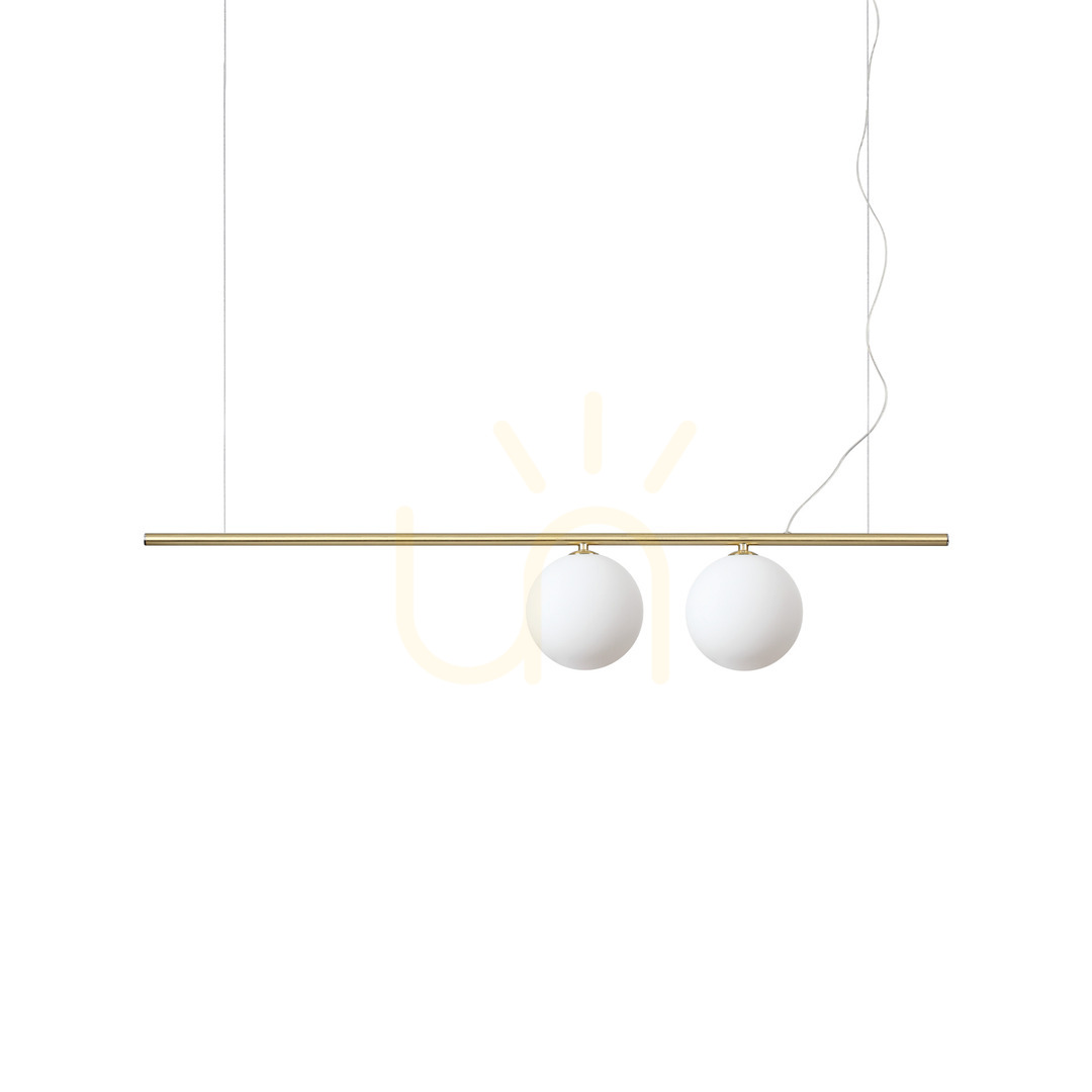 Verifica Lampă suspendată Ideallux Perline SP2 alamă sticlă 2xG9 282107 Lampă suspendată Ideallux Perline SP2 alamă sticlă 2xG9 282107
