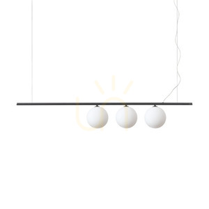 Lustră suspendată Ideallux PERLINE SP3 NERO neagră 3xG9 sticlă metal 307008 small 0