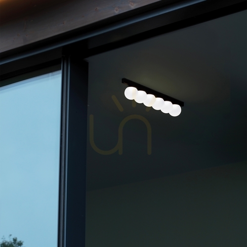 Verifica Plafonieră Ideallux Binomio albă 30,9 cm LED 12W metal sticlă 328232