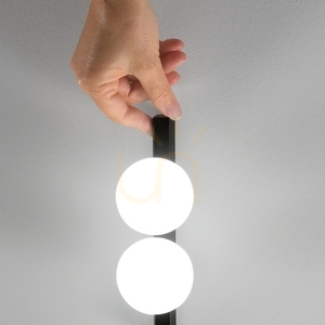 Plafonieră Ideallux Binomio 328263 alamă metal sticlă LED 18W 43,5 cm small 1