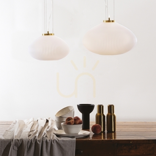 Verifica Lampă suspendată Ideallux PLISSE SP1 D35 crom metal sticlă 285184