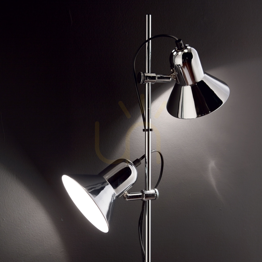 Afişa Lampă de podea Ideallux POLLY PT2 Cromo crom E27 2x60W 154 cm 061122 Lampă de podea Ideallux POLLY PT2 Cromo crom E27 2x60W 154 cm 061122