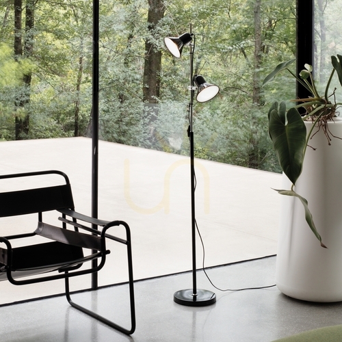 Verifica Lampă pe picior Ideallux POLLY PT2 NERO negru metal 154 cm 061139