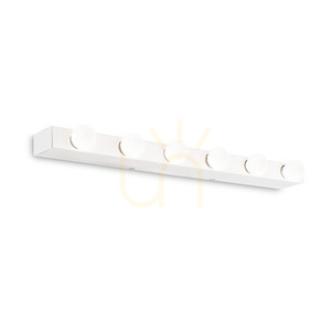 Aplică de perete Ideallux PRIVE AP6 Bianco albă metal 60,5 cm E14 6x40W 159423 0 Aplică de perete Ideallux PRIVE AP6 Bianco albă metal 60,5 cm E14 6x40W 159423 small 0