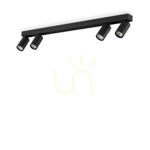 Plafoniera Ideallux Profilo PL4 negru metal 4xGU10 90 cm 328195 1 Plafoniera Ideallux Profilo PL4 negru metal 4xGU10 90 cm 328195 small 1