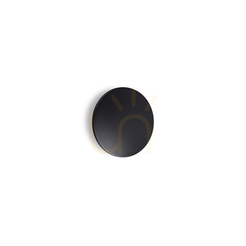Verifica Lampă de perete exterior Ideallux Punto D18 negru LED 9W metal 313542