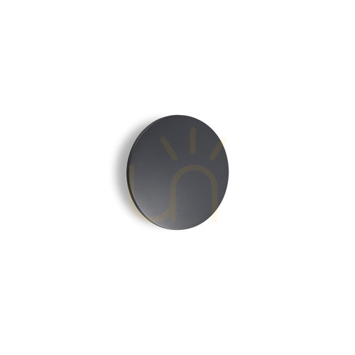 Verifica Aplică exterior LED Ideallux PUNTO AP D24 antracit metal 24 cm 313559