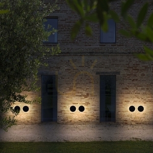Lampă de perete exterior Ideallux PUNTO D30 negru LED 16W metal 328577 2 Lampă de perete exterior Ideallux PUNTO D30 negru LED 16W metal 328577 small 2