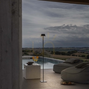 Lampă de exterior pe picior Ideallux PURE maro metal LED 115 cm 328508 small 1