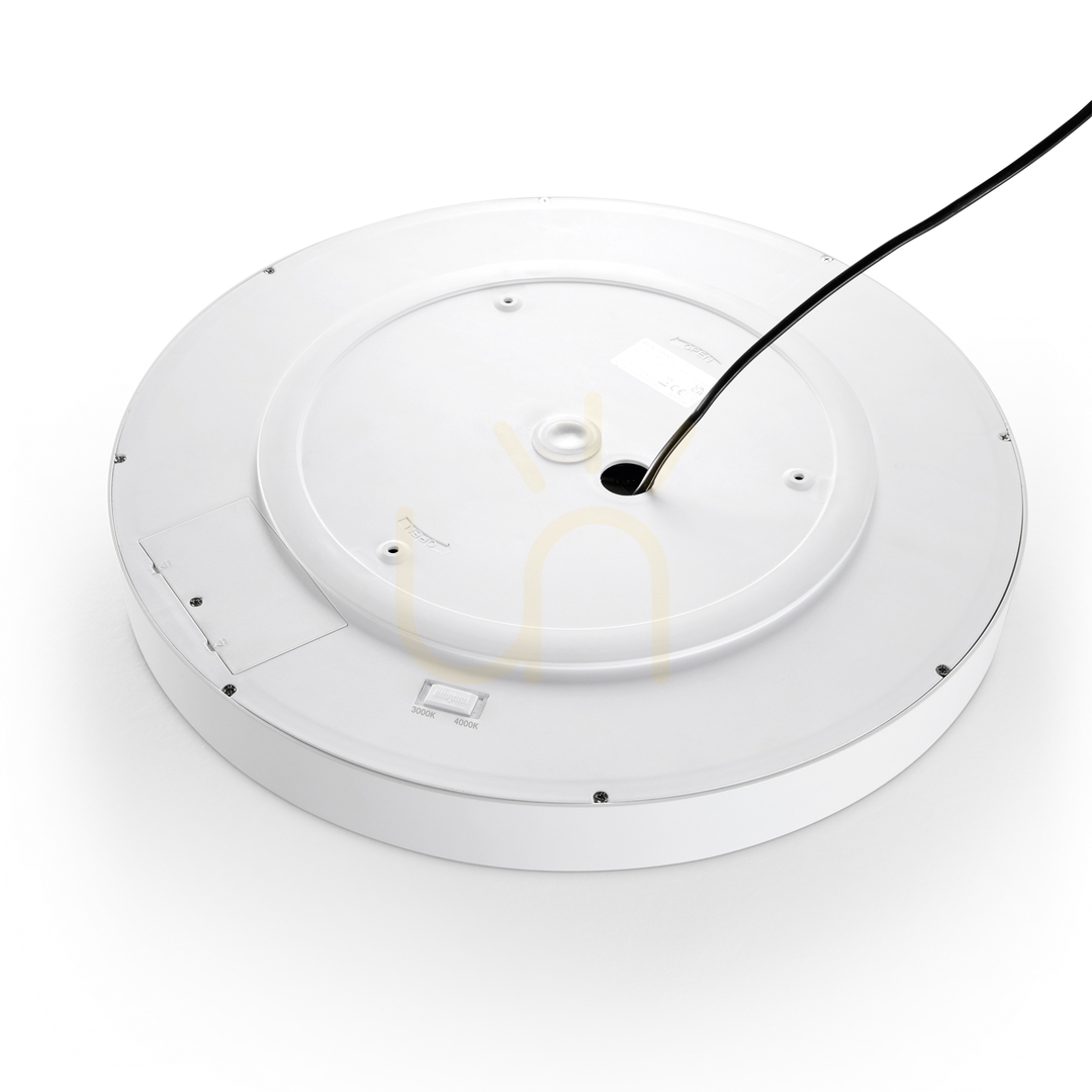 previzualizare Plafon exterior Ideallux RAY PL D40 negru 40 cm 26W IP54 327600 Plafon exterior Ideallux RAY PL D40 negru 40 cm 26W IP54 327600