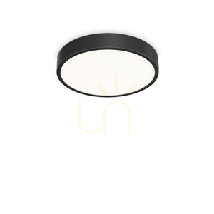 Plafon exterior Ideallux RAY PL D40 negru 40 cm 26W IP54 327600 0 Plafon exterior Ideallux RAY PL D40 negru 40 cm 26W IP54 327600 small 0