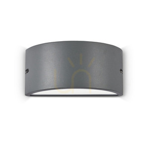 Aplică exterior Ideallux REX AP1 antracit E27 25 cm aluminiu 092423 small 0