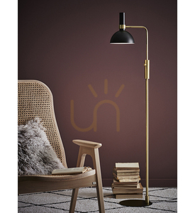 Lampă de podea Markslojd Larry negru auriu metal dimmer 146 cm 106972 small 1