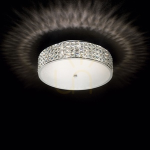 Plafonieră Ideal Lux Roma PL6 crom cristal 40 cm G9 6x40W 000657 small 1