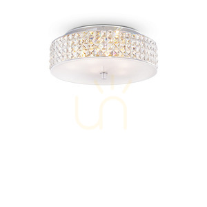 Plafonieră Ideal Lux Roma PL6 crom cristal 40 cm G9 6x40W 000657 small 0