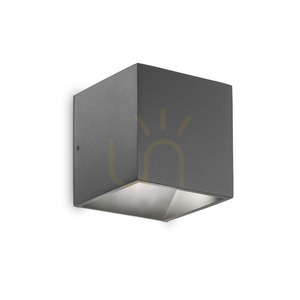 Lampă de perete exterior Ideallux RUBIK antracit LED 8,5W 3000K 247083 small 0